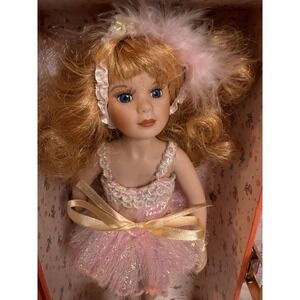 1990s Show Stoppers Ballerina Doll with Musical Travel Trunk And Costumes
